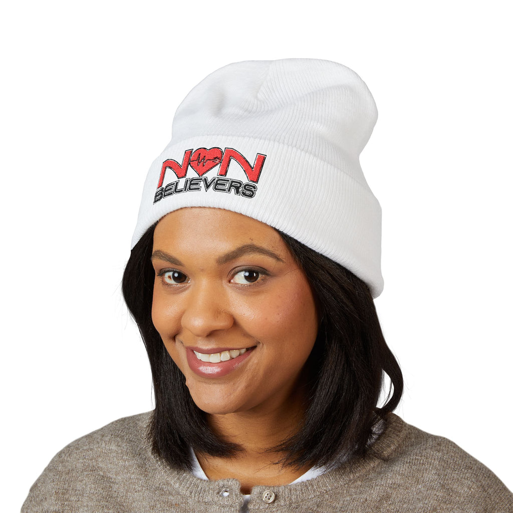 NonBelievers Embroidered Beanie Hat