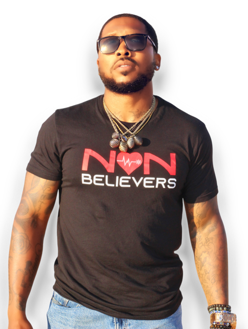 NonBelievers Logo T-Shirt — Black