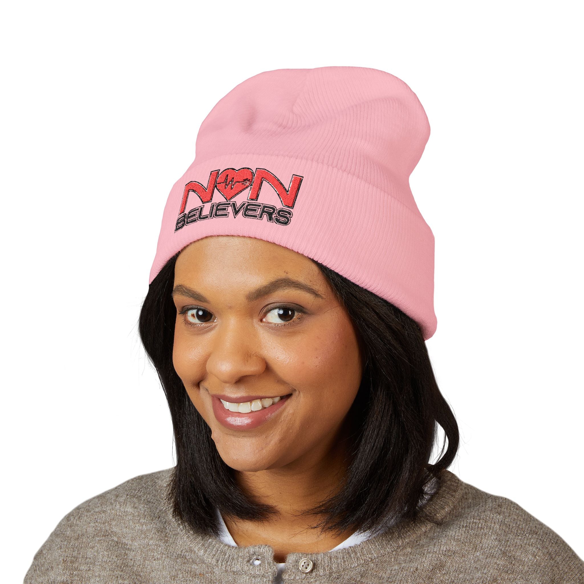 NonBelievers Embroidered Beanie Hat