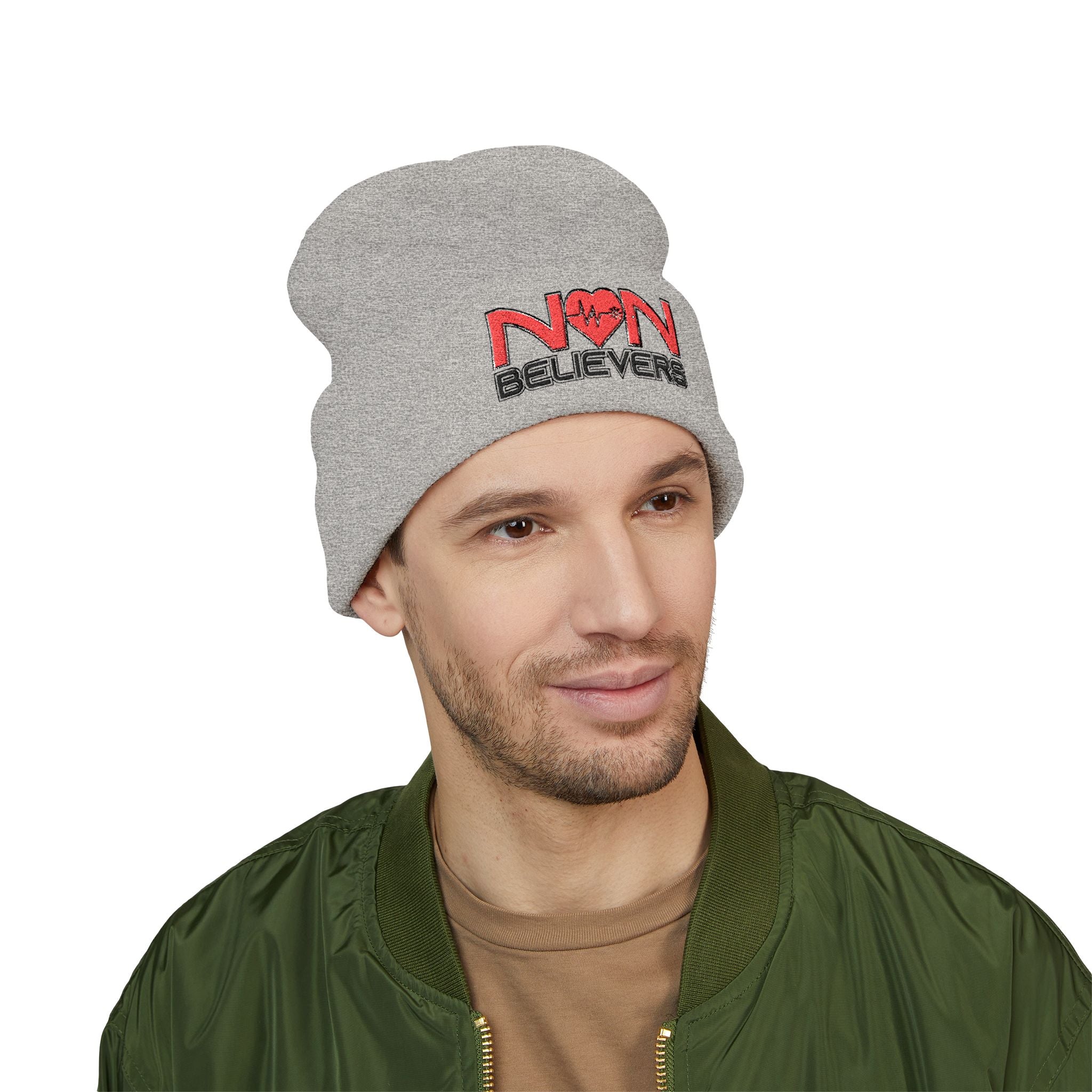 NonBelievers Embroidered Beanie Hat